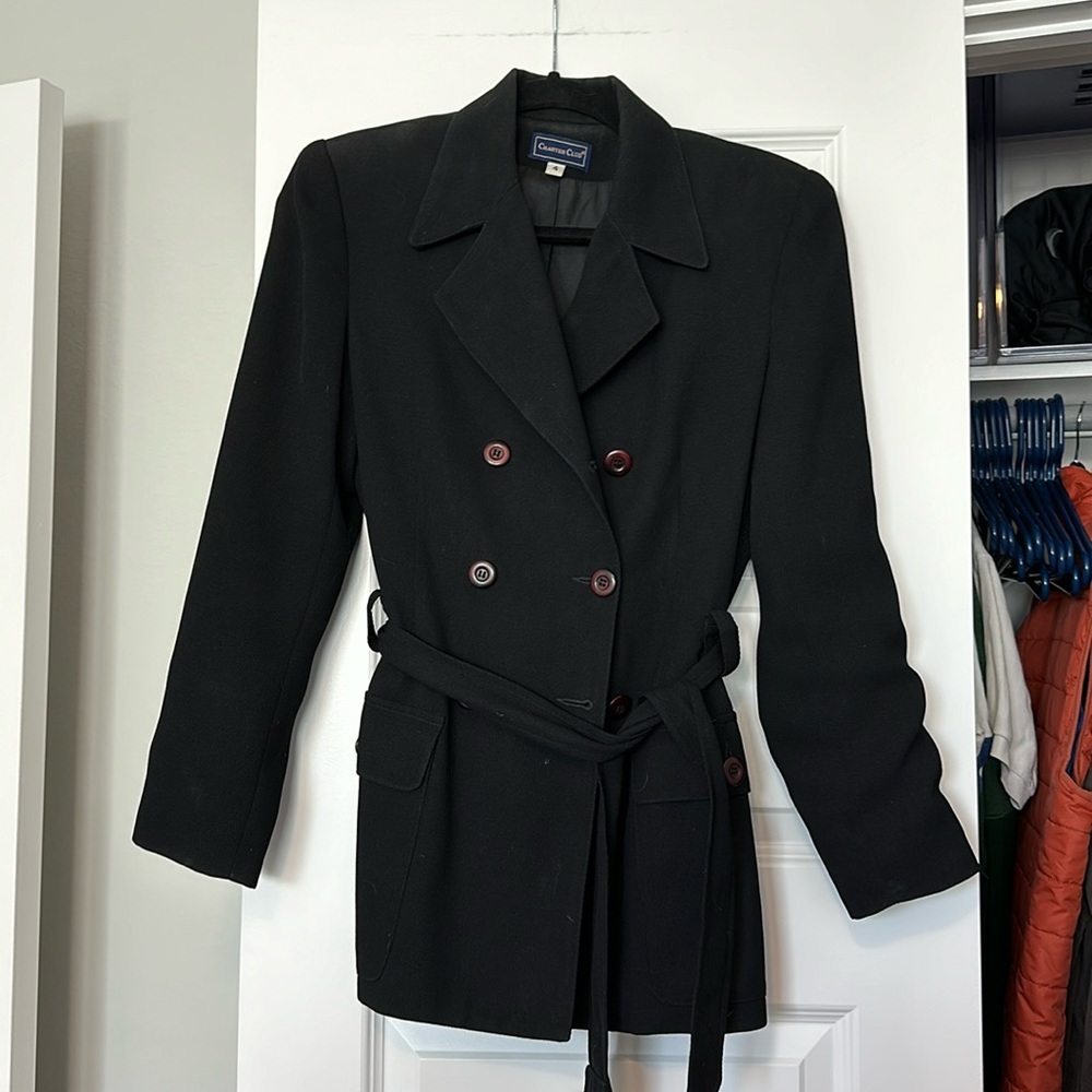 Charter Club Black Blazer Women’s Size 4